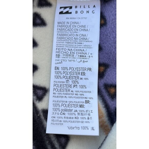 Billabong Men's Boundary Half-Zip Mock Neck Fleece Size M - Picture 6 of 16